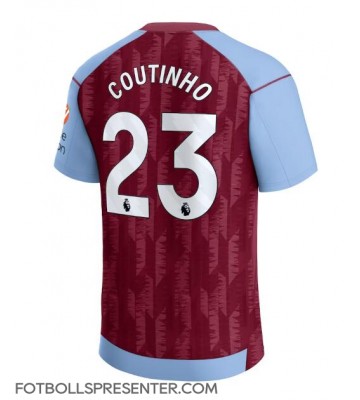 Aston Villa Philippe Coutinho #23 Hemma Matchtröja 2023-24 Kortärmad